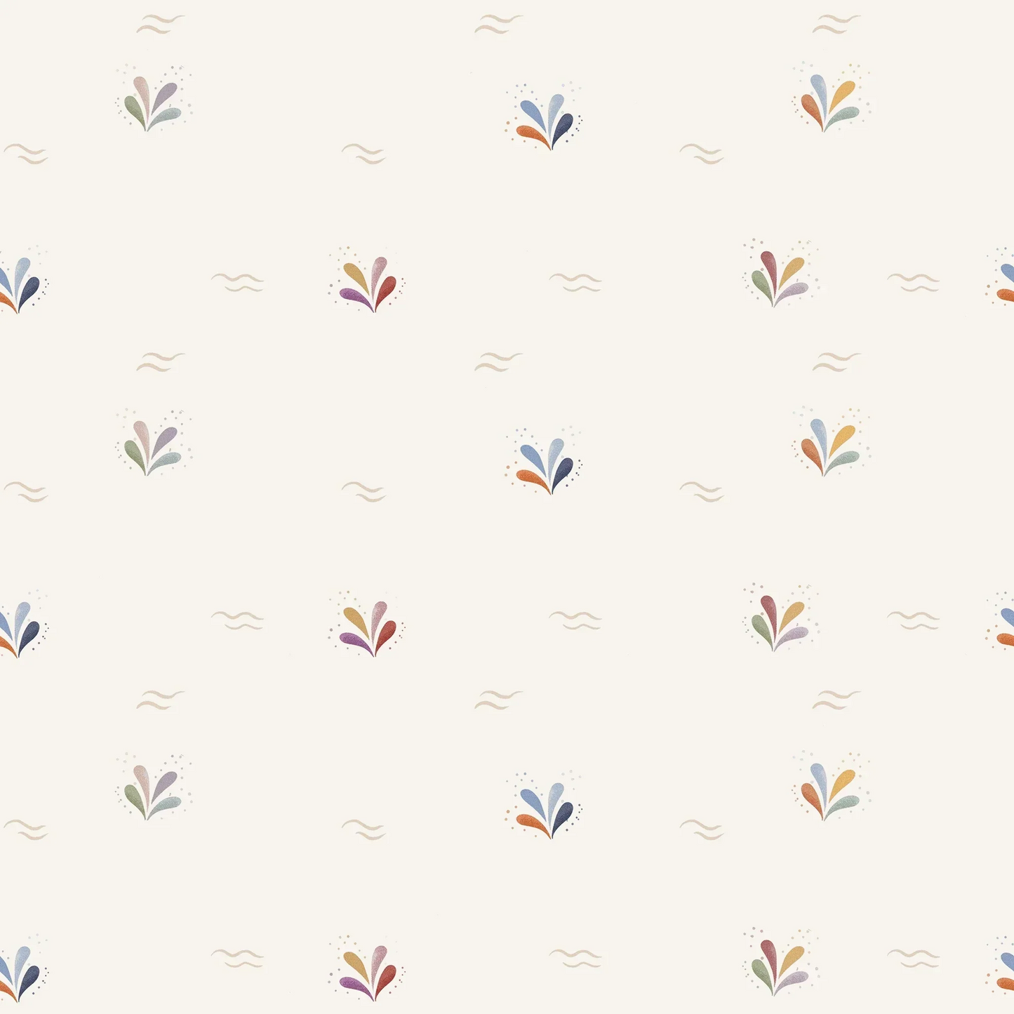 Cute Childrens Bedroom Wallpaper A rainbow of delicate colours make up this playful splash luxury wallpaper design. Perfect for kids, children, babies, bedrooms, playrooms and nursery wallpaper made in UK