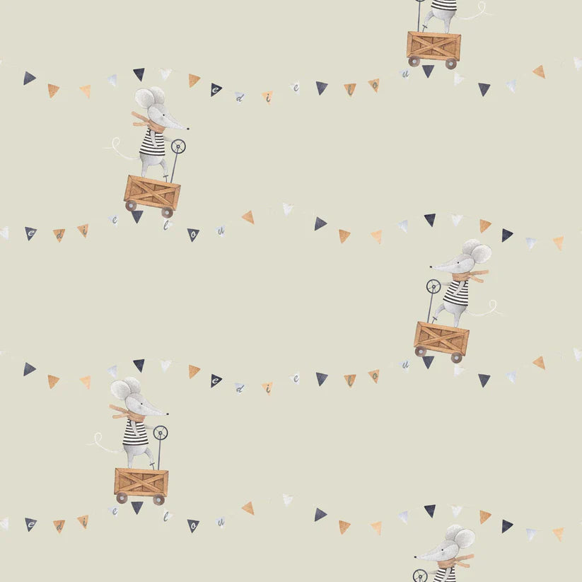 A4 Sample - Mice In Trucks Biscuit