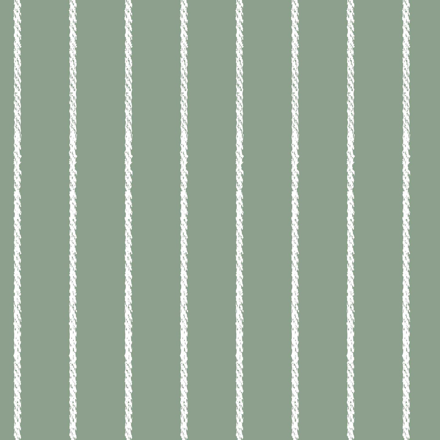 Pinstripe Wallpaper Classic Rope pinstripe design in Muted colours. White and dark green