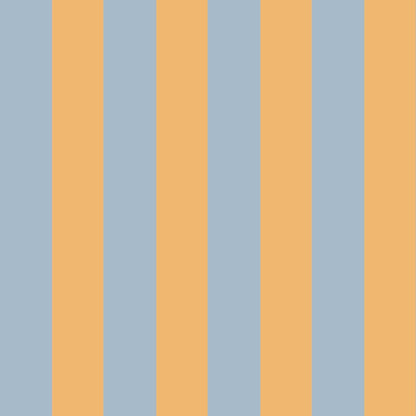 Bold Striped Wallpaper for kids bedrooms in  Blue and Orange