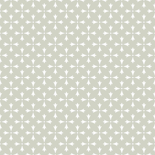 Pale Grey Gender neutral wallpaper for children