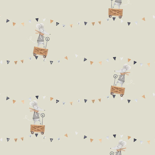 A4 Sample - Mice In Trucks Biscuit