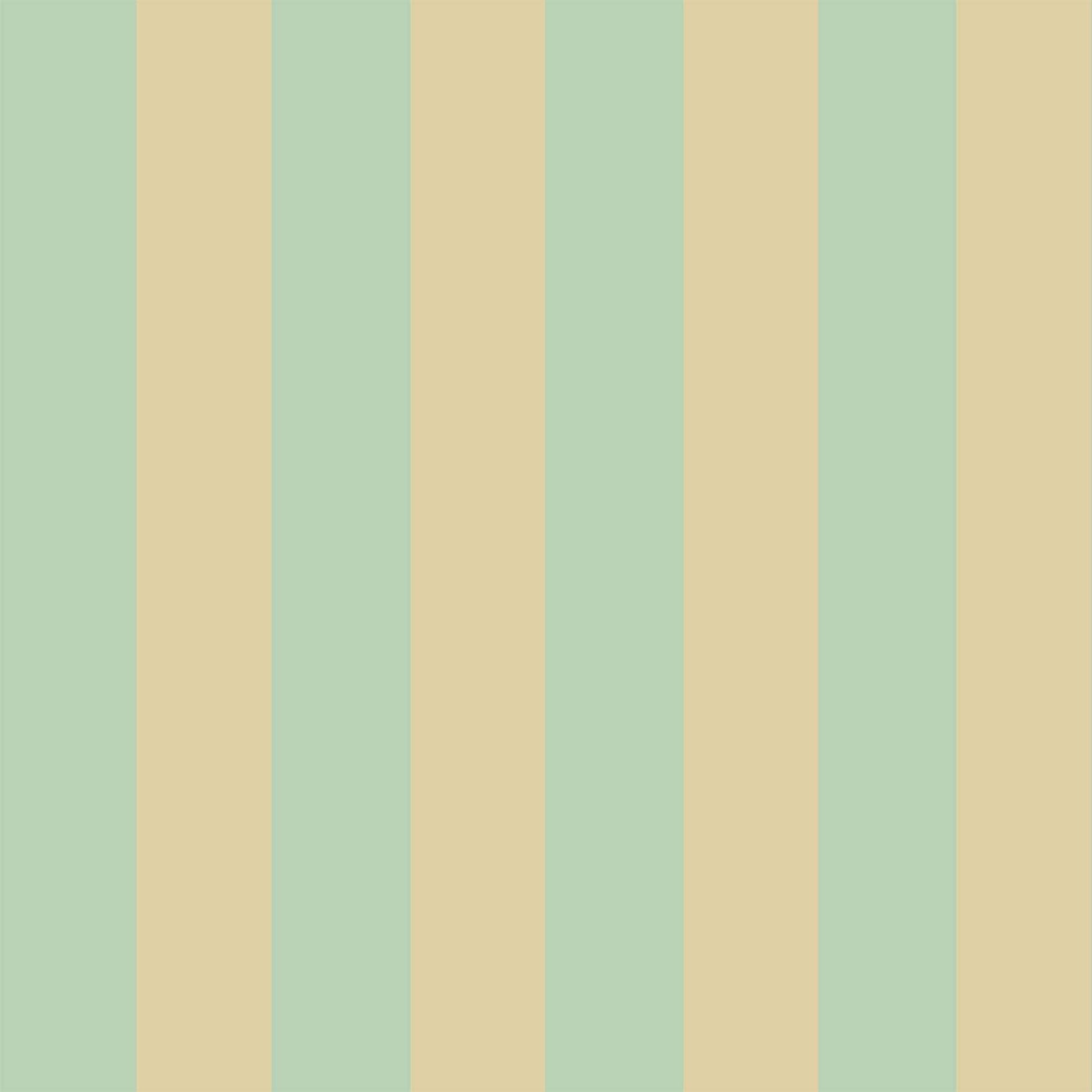 Bold Striped Wallpaper for kids bedrooms in Beige and Green 