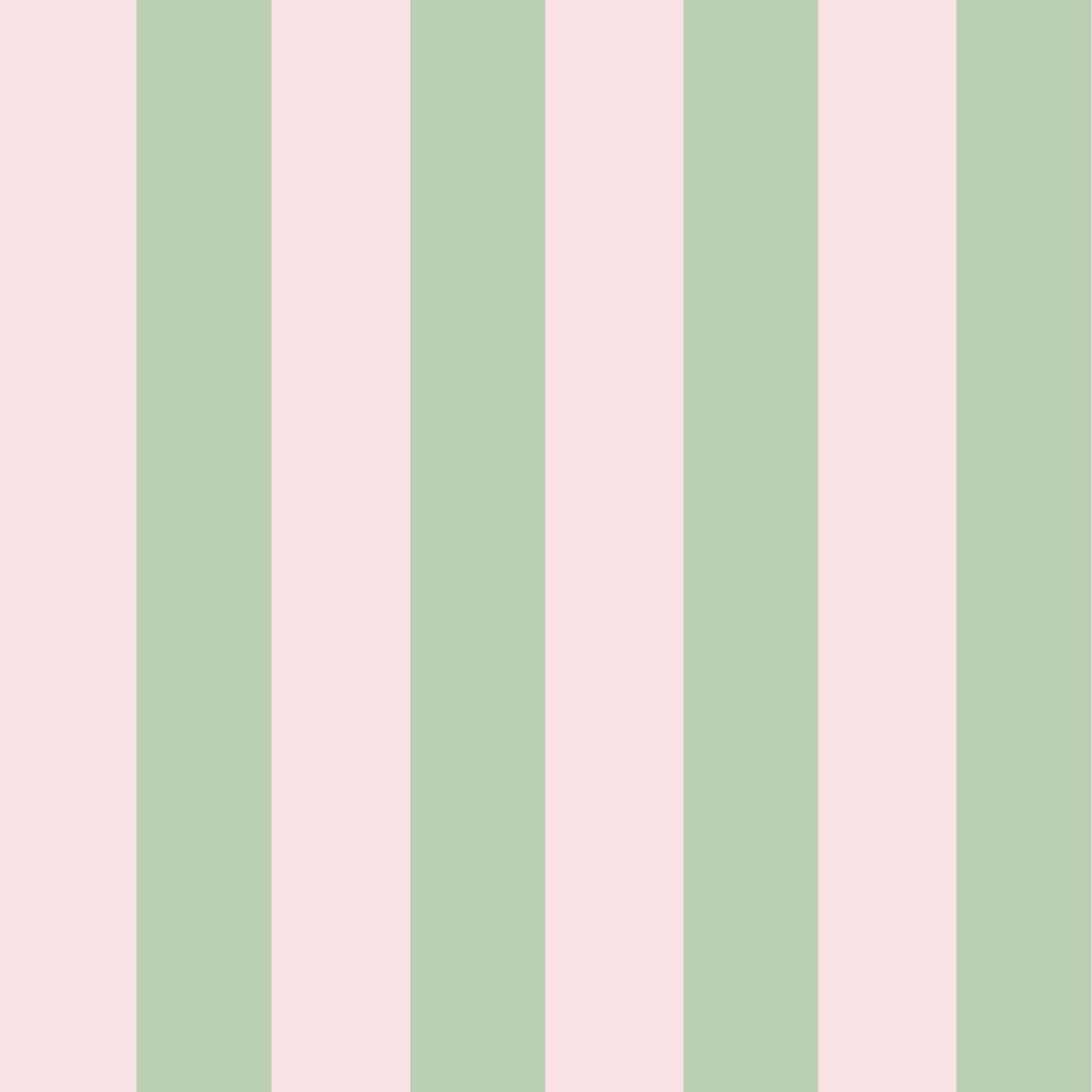 Bold Striped Wallpaper for kids bedrooms  in Pink and Green 