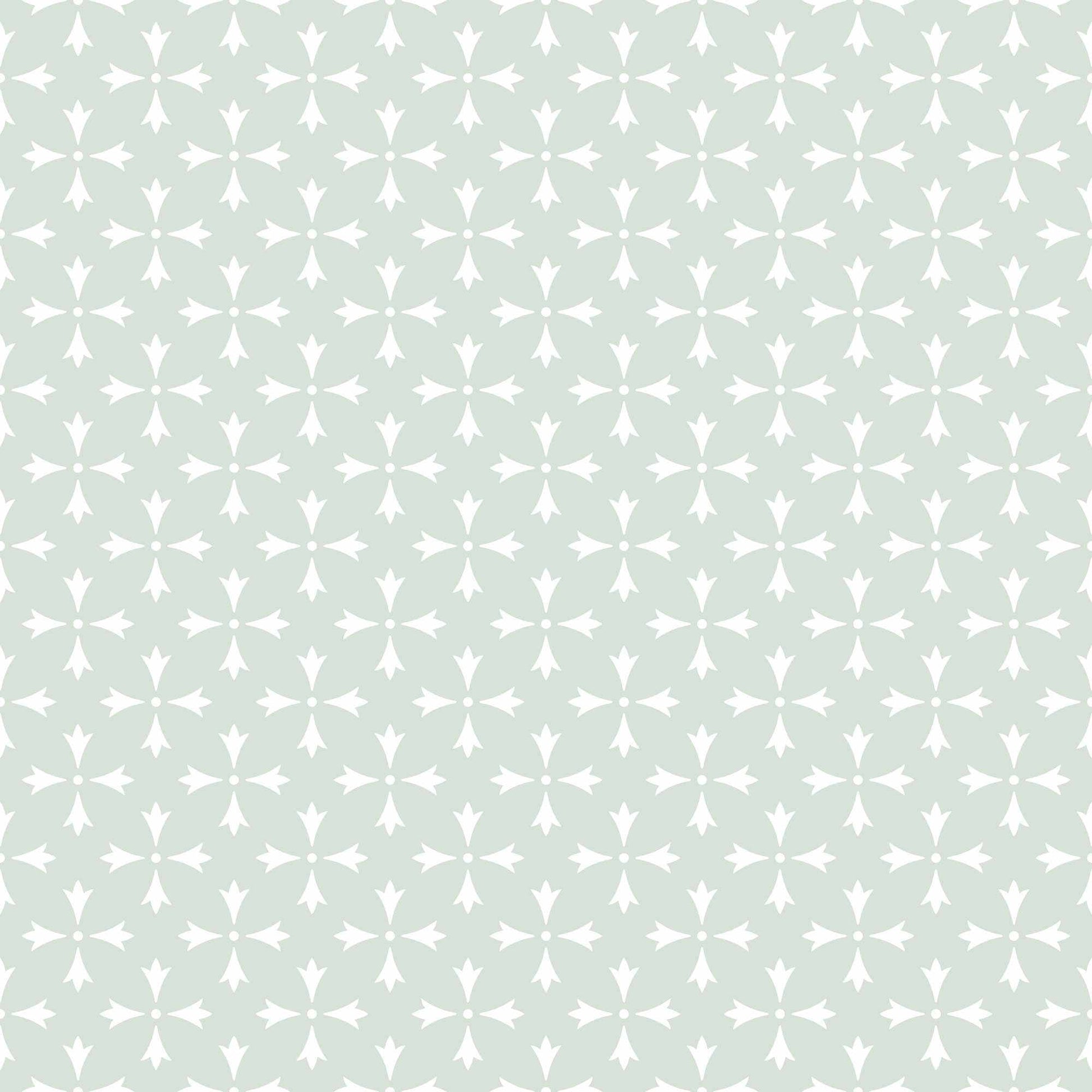 Pale Green Gender neutral wallpaper for children