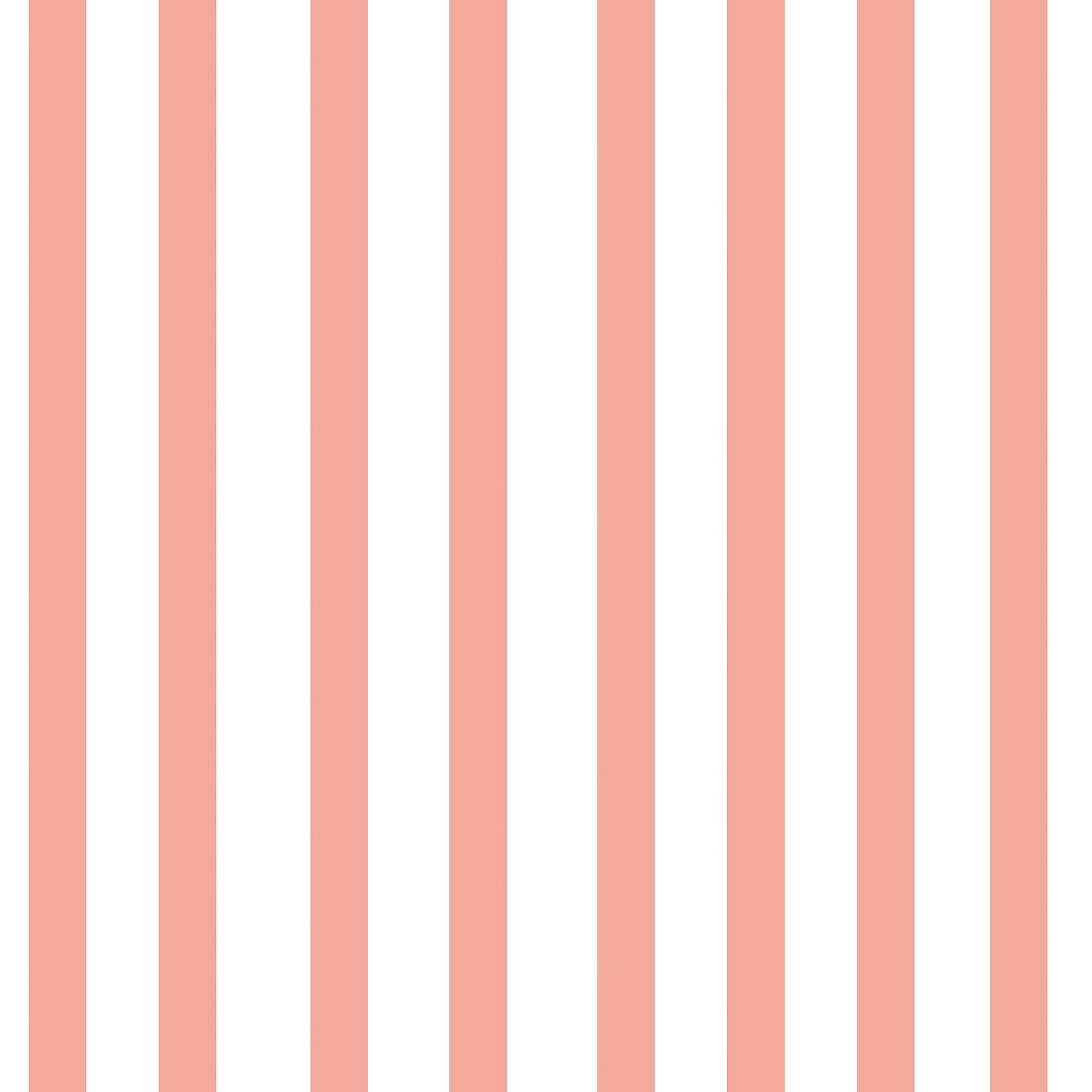 Pinstriped Wallpaper for Children, Kids and  Babies Bedroom Wallpaper deep pink and white 