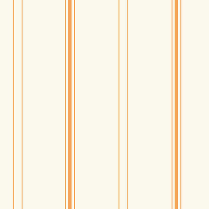 Pinstripe Wallpaper Traditional Contemporary Luxury Bespoke Wallpaper Peach and Apricot 