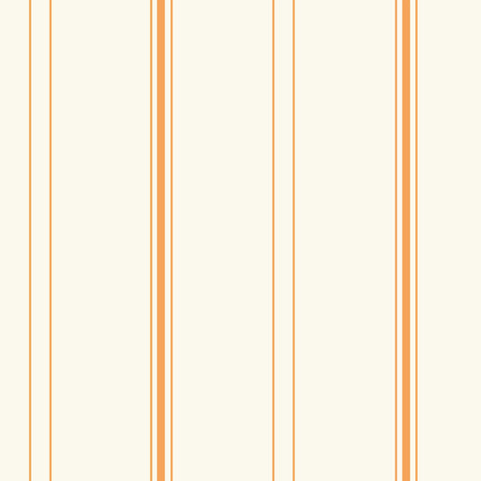 Pinstripe Wallpaper Traditional Contemporary Luxury Bespoke Wallpaper Peach and Apricot 
