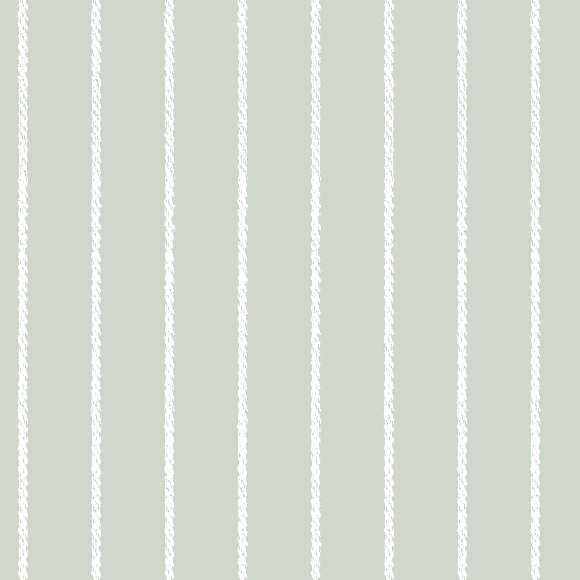 Pinstripe Wallpaper Classic Rope pinstripe design in Muted colours. Pale green 