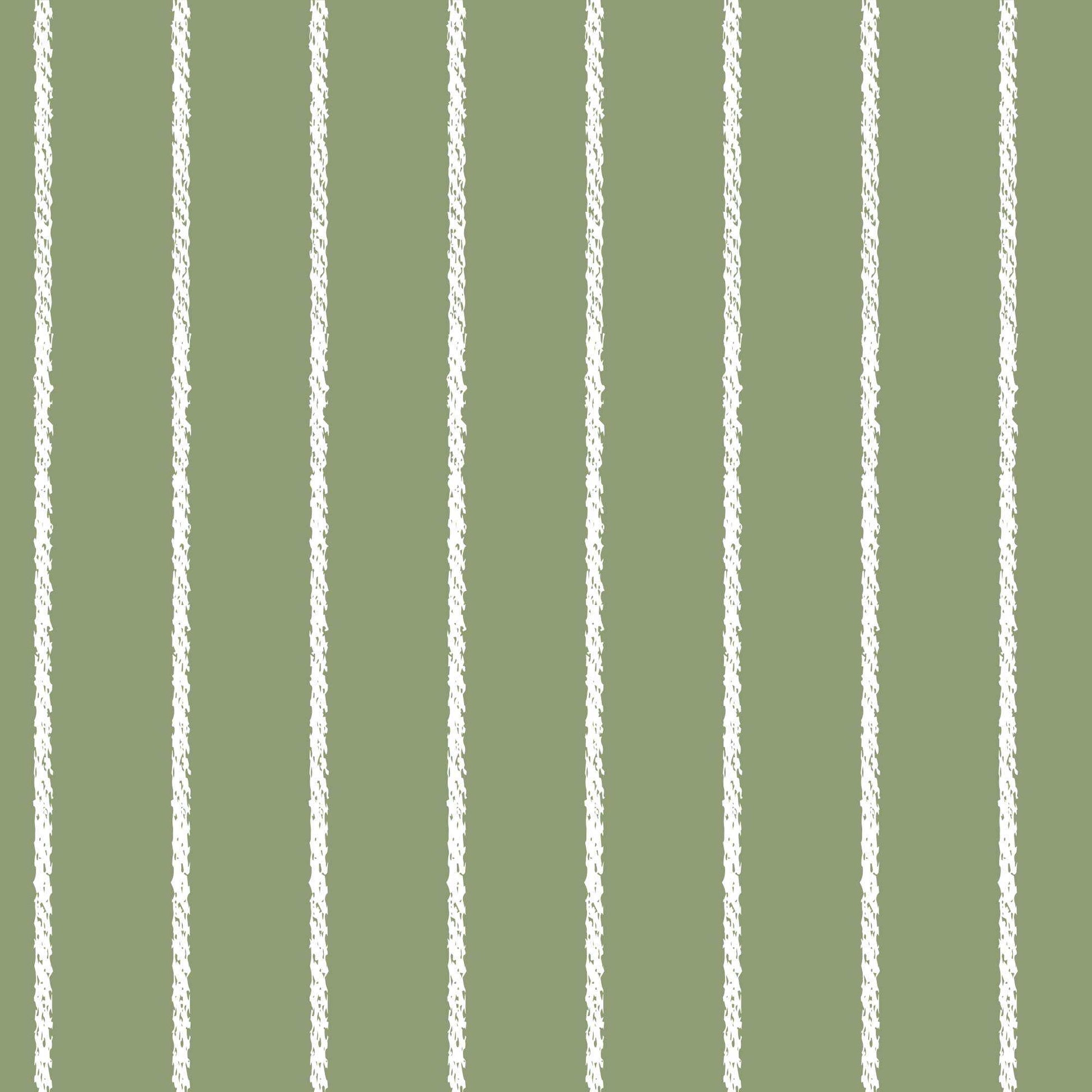 Pinstripe Wallpaper Classic Rope pinstripe design in Muted colours. White and apple green 